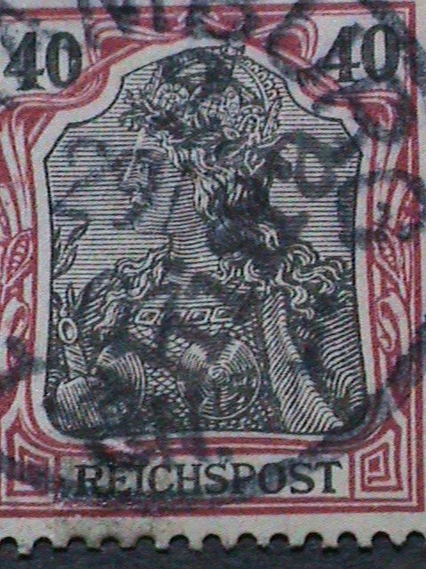 ​GERMANY-1898  BPP ERROR-OFFICE IN CHINA SCOTT NOT LISTED USED 125 YEARS OLD
