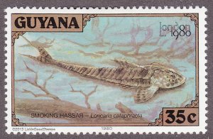 Guyana 317h Fish 1980