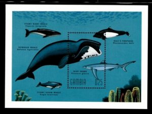 Gambia MNH S/S 1697 Whales