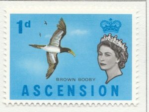 1963 BRITISH COLONY ASCENSION 1d MH* Stamp A4P18F39617-