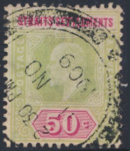 Straits Settlements    SC# 121 Used  see details & scans