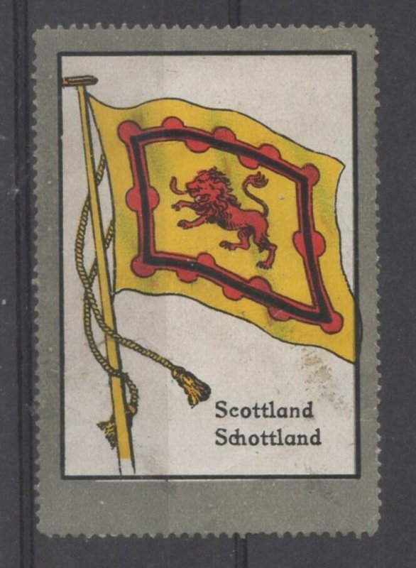 Germany - Vignette Advertising Stamp - Flag of Scotland - NG