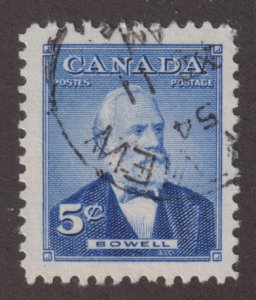 Canada 350 Sir Mackenzie Bowell 5¢ 1954