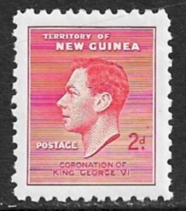 NEW GUINEA 1937 2d KGVI CORONATION Issue Sc 48 MH