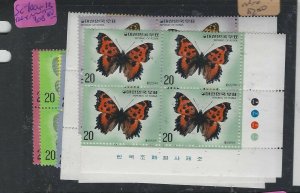 KOREA (P2604B) BUTTERFLIES BL OF 4   SC 1004-1013      MNH 