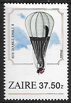 Zaire # 1166 - Hot Air Balloon - MNH