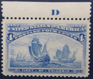 US SCOTT #233 MINT EXTRA FINE JUMBO OG NH WITH PF CERTIFICATE AK 6/3/24