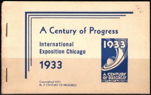 1933 US Poster Stamp Century of Progress Int'l. Exposition Chicago Full ...