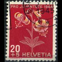 SWITZERLAND 1944 - Scott# B139 Flower 20+5c Used