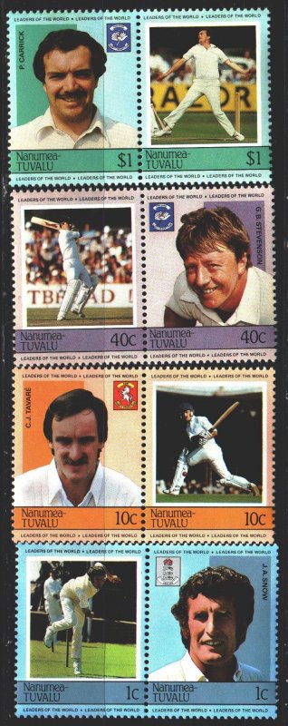 Tuvalu. 1984. 13-20. Baseball, famous athletes. MNH.