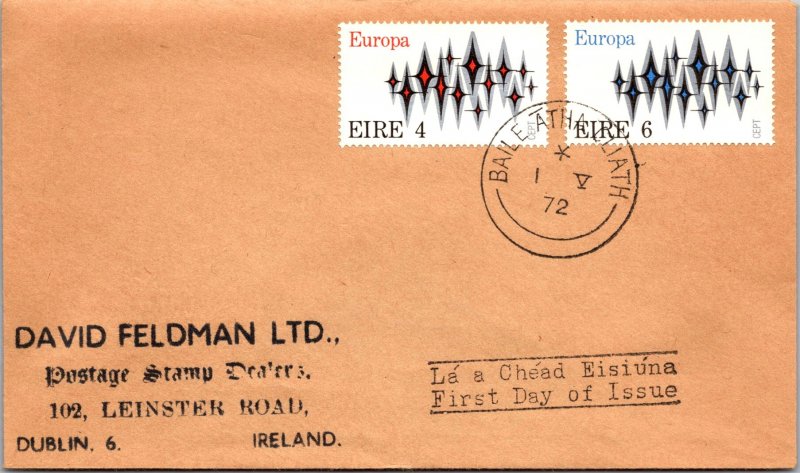 Ireland, Worldwide First Day Cover, Europa