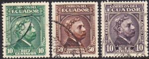 Ecuador #404-405,C97 Used Set