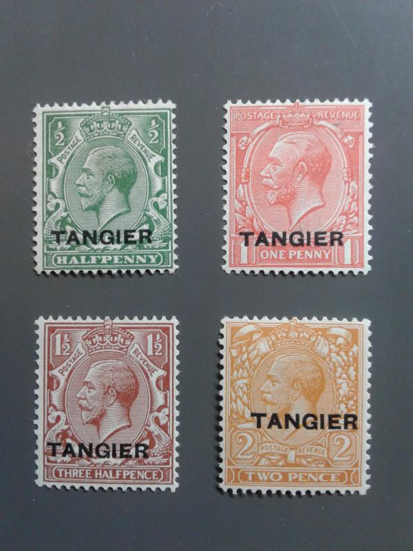 British Offices in Morocco (Tangier) 501-504 F-VF MH - Scott $17.75