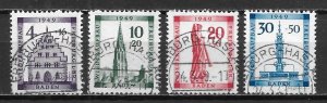 Germany Baden Occupation 5NB5-8 1949 Freiburg set Used