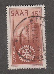 Saar Scott #254 Stamp - Used Single - XYZ