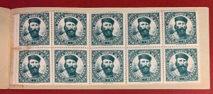 Garibaldi, 1932, 5 Diff. Booklets, Each with a Pane of 10 Poster Stamps, Rare 