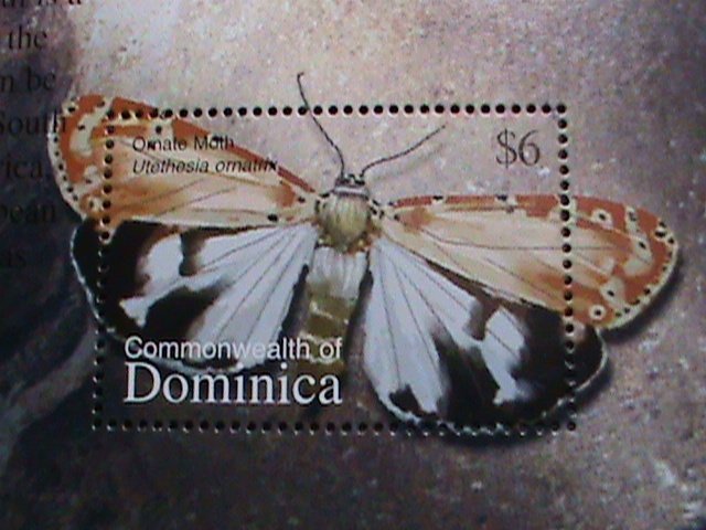 DOMINICA-1979-INSECTS- COLORFUL BEAUTIFUL LOVELY BUTTERFLY -MNH S/S SHEET VF