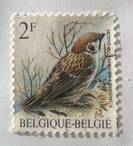 Belgium 1989 Scott 1218 used - 2fr, Bird, Moineau