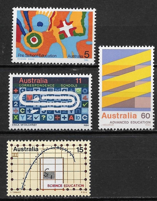 1974 Australia 602-5 Education C/S MNH