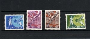 ZANZIBAR #319-322  1965 1ST ANNIV. OF THE REVOLUTION    MINT VF NH O.G