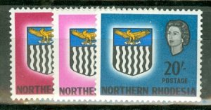 PS: Northern Rhodesia 75-88 mint CV $62.30; scan shows only a few