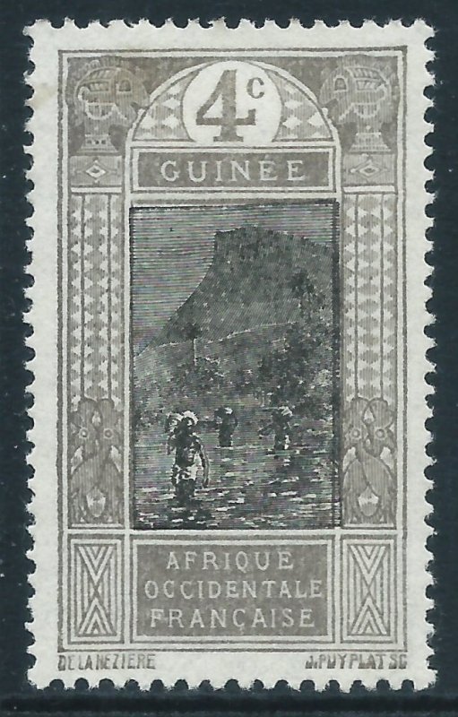French Guinea, Sc #65, 4c MH