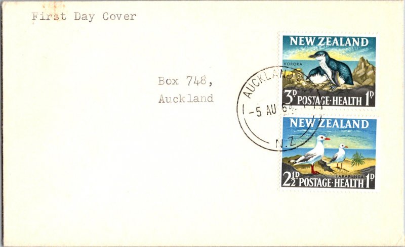 New Zealand, Worldwide First Day Cover, Birds