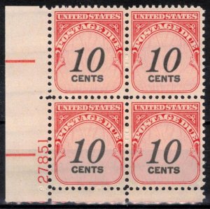 USA - Postage Due - Scott J97 MNH - Plate No 27851