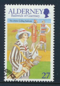 Alderney  SG A170  SC# 171 Golf  First Day issue cancel see scan