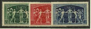 France # 634-6, Mint Never Hinged