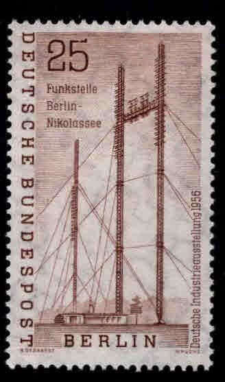 German Scott 9N143  MNH** 1956 Radio Station stamp