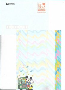 BRAZIL  COVER PAID MICKEY MOUSE CARTOON WITH PAPEL + COVER LIGHTBLUE 2579A 2583