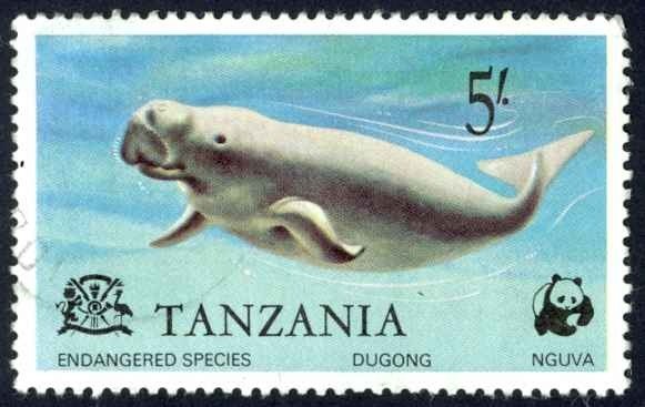 Tanzania Sc# 86 Used (a) 1977 5sh Dugong