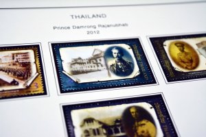 COLOR PRINTED THAILAND 2011-2015  STAMP ALBUM PAGES (97 illustrated pages)