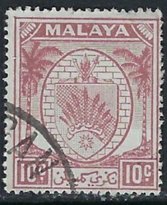 Malaya Negri Sembilan 46 Used 1949 issue (ak3639)
