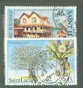 St. Lucia #646/650  Multiple