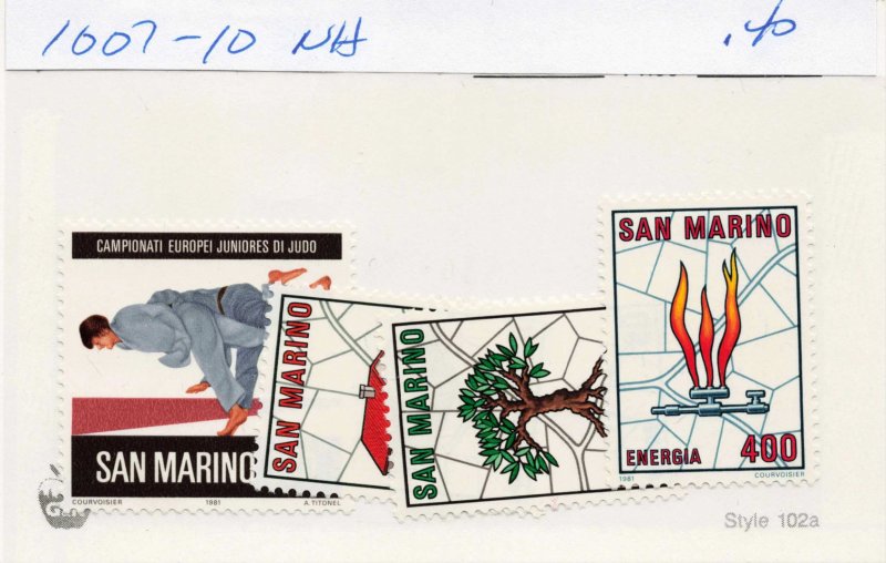 SAN MARINO  1007-10   MNH