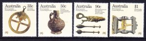 Australia 963-65 MNH Costal Shipwrecks Artifacts Set of 4