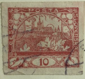 AlexStamps CZECHOSLOVAKIA #3 SUPERB Used 