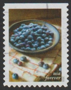 SC# 5488 - (55c) - Fruits and Vegetables: Blueberries - Used Single Off Paper