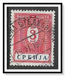 Serbia #2NJ11 Occupation Postage Due Used