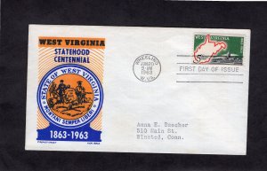 1232 West Virginia, FDC CCC addressed