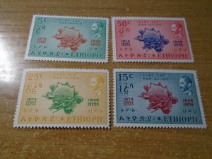 Ethiopia  #  C34-37  MNH