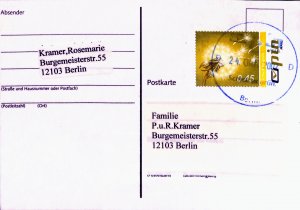 Germany Local Post Private Post Carriers Pin Mail Berlin