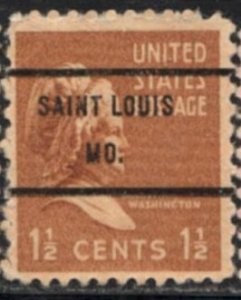 US Stamp #805x71 - Martha Washington Regular Issue 1938 w/ Precancel