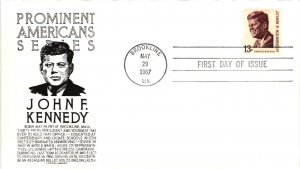 #1287 John F Kennedy – Anderson Cachet  Scand
