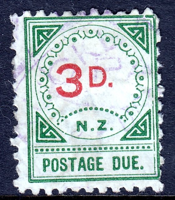 New Zealand - Scott #J4 - Used - Crease - SCV $6.00