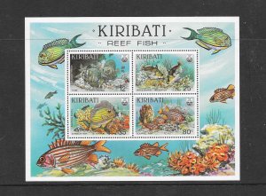 REEF FISH - KIRIBATI #455a  MNH