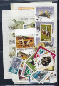 100 Different Dog Stamps