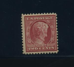 Scott #369 Lincoln Bluish Paper Mint  Stamp NH (Stock #369-m1)